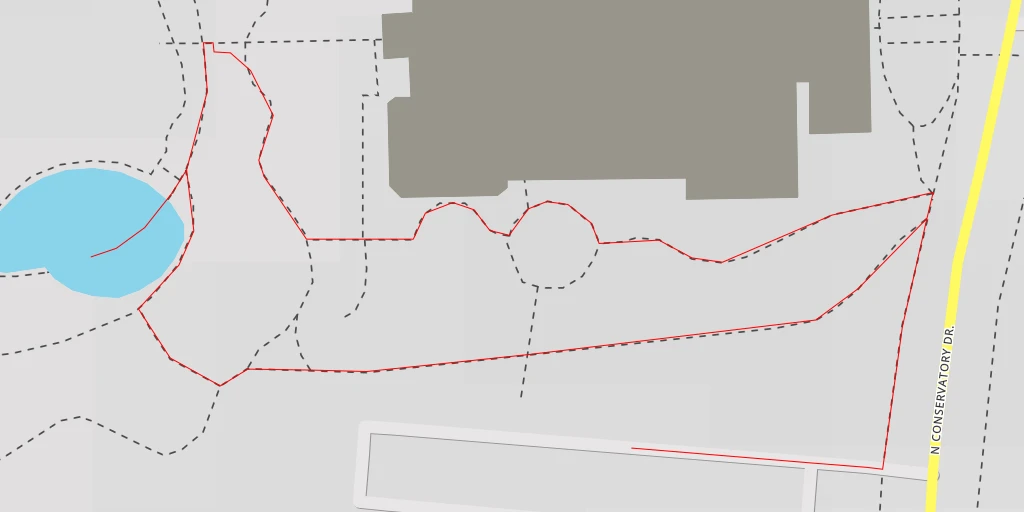 Map of the trail for Lily Pool