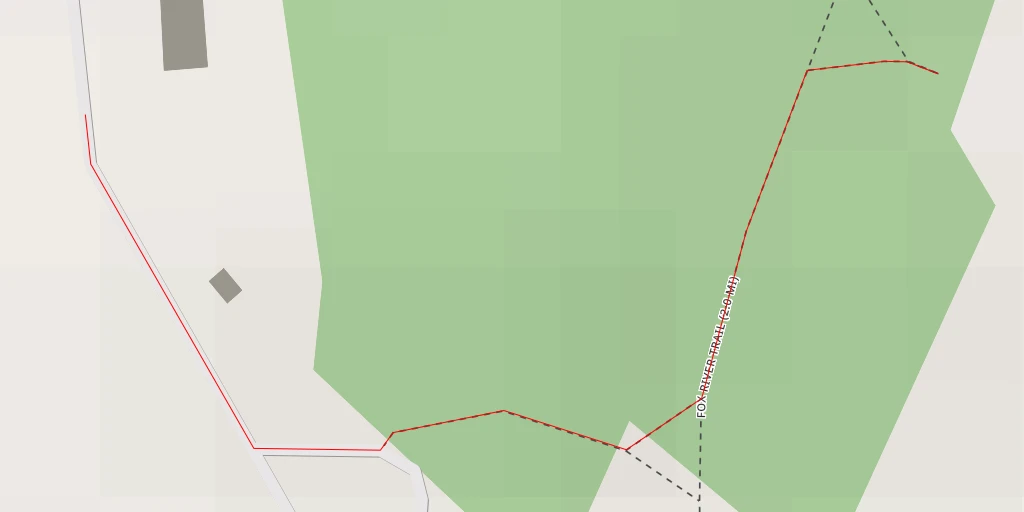 Map of the trail for AI - Wetland Scenic View