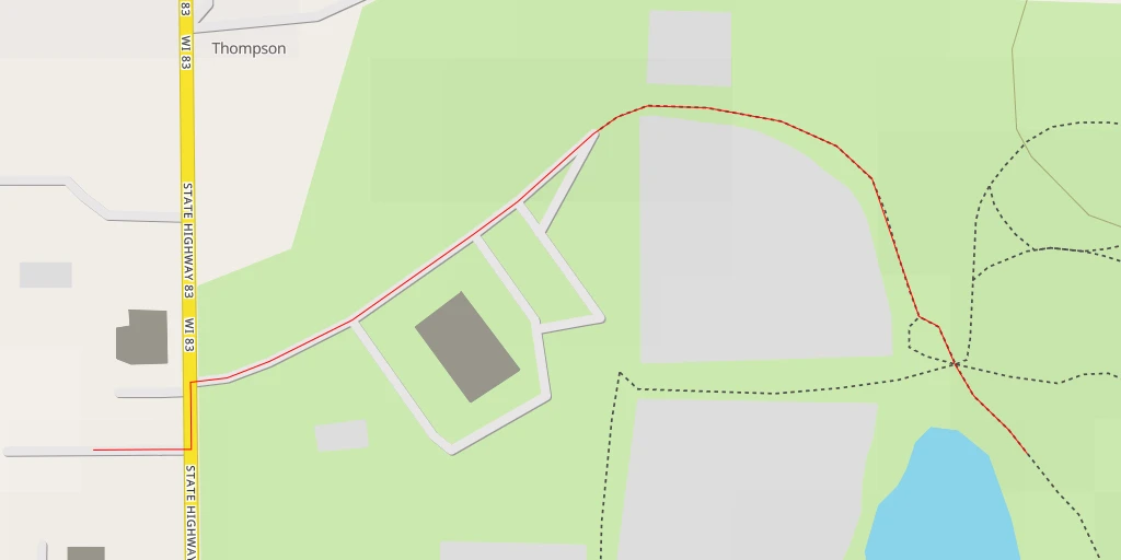 Map of the trail for St Patrick Lane