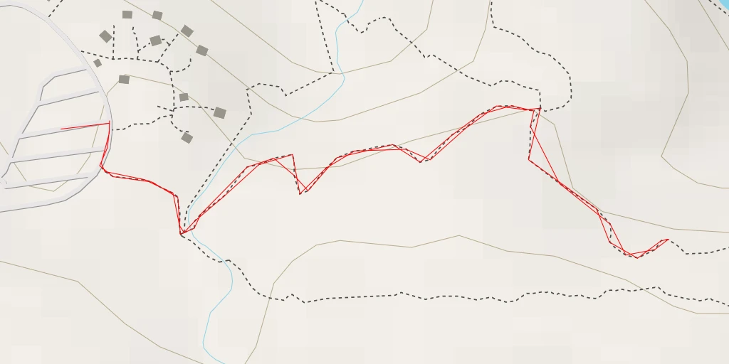 Map of the trail for AI - Pontiac Canyon