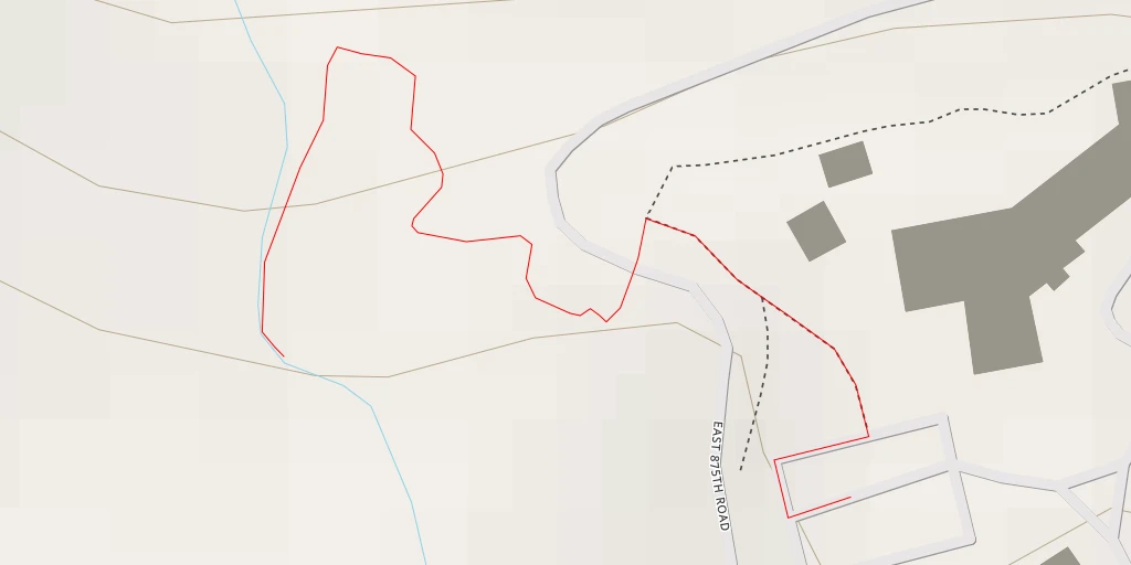 Map of the trail for AI - Aurora Canyon