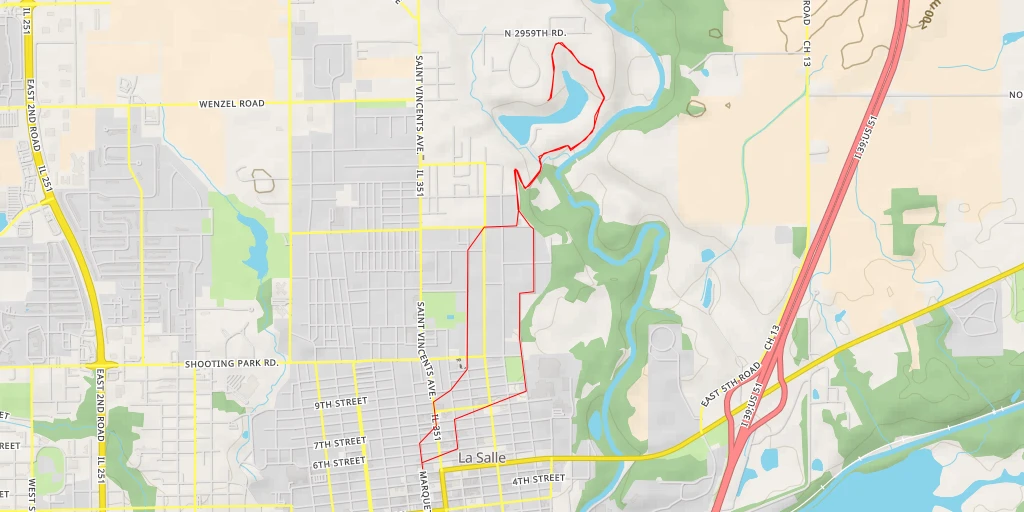 Map of the trail for Troy Road - Troy Road