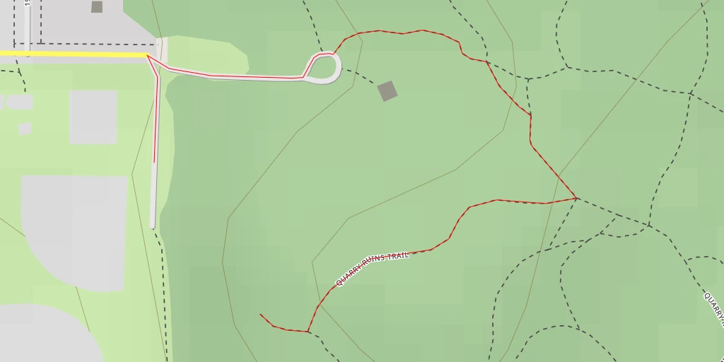 Map of the trail for AI - Quarry Hill (West)