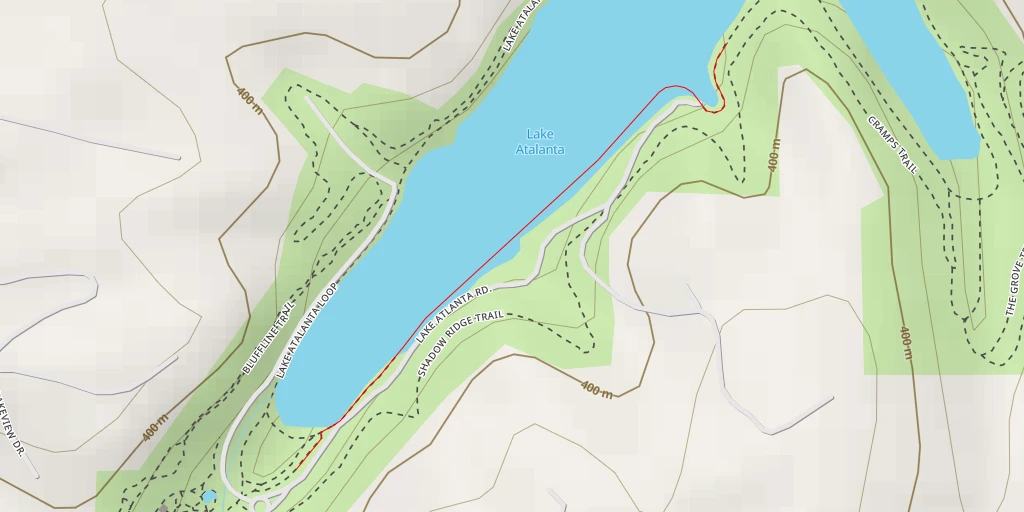 Map of the trail for AI - Cramps Trail - Rogers