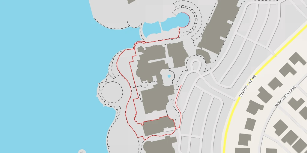 Map of the trail for Summer Lee Drive