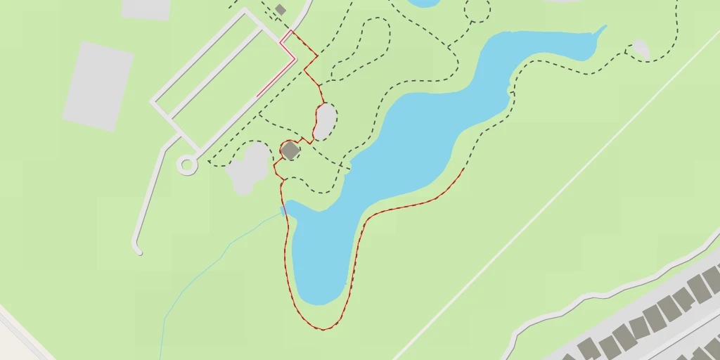 Map of the trail for Raney Road