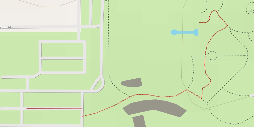 Map of the trail for Pinckney Street - San Antonio