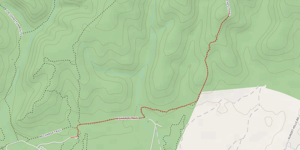 Map of the trail for Chula Vista