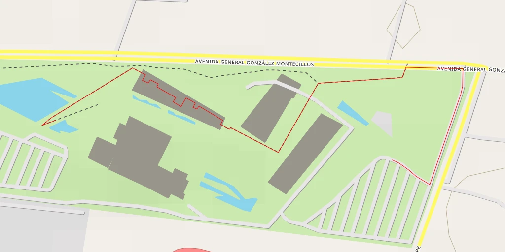 Map of the trail for Centro Cultural Mexiquense Bicentenario - Carretera México-Texcoco