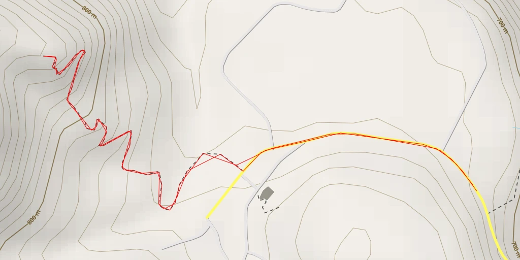 Map of the trail for Calle la Mesita del Chorrito