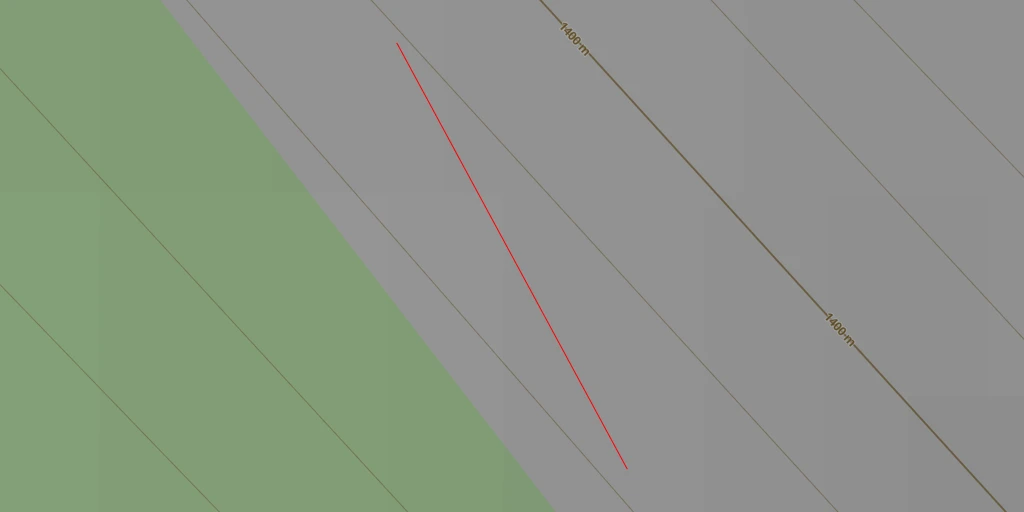 Map of the trail for Vallée d'Héas Rocher de Prat