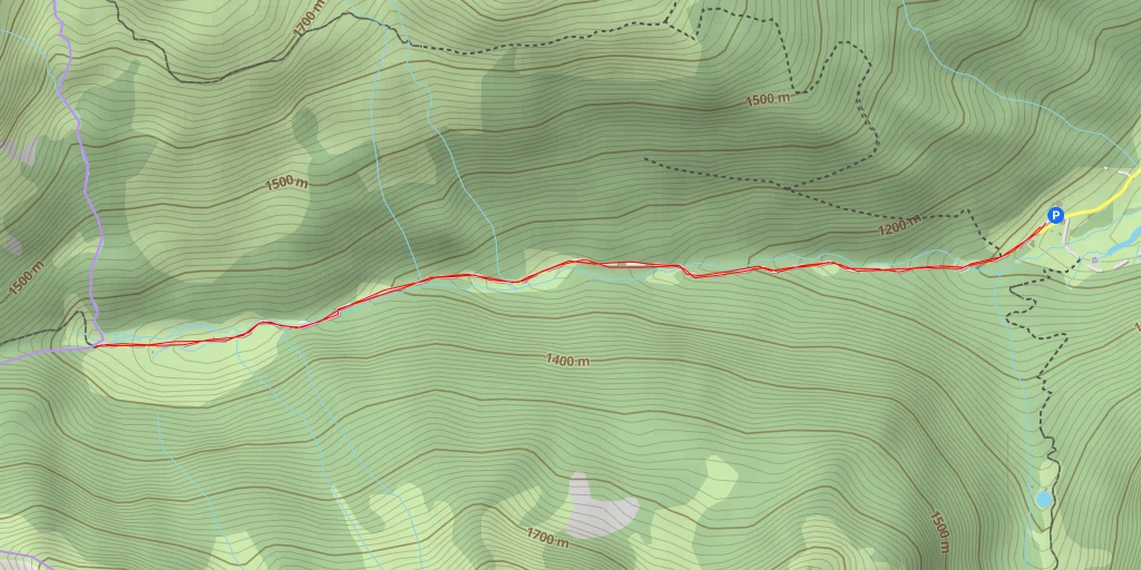 Carte de l'itinéraire :  Barrage du Herraou