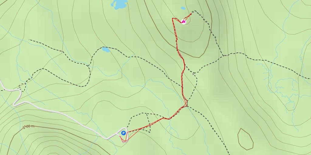 Carte de l'itinéraire :  Vierge de Troumouse - Sentier du Lac des Aires - Gavarnie-Gèdre