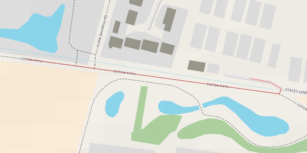 Map of the trail for Payne's Pond