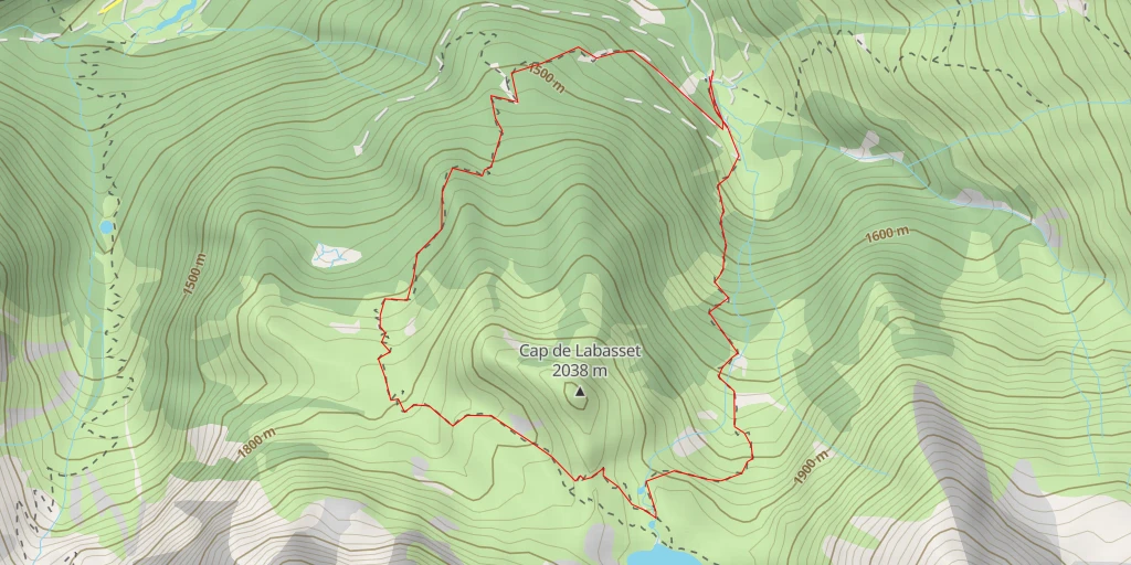 Carte de l'itinéraire :  Cabanes d'Ardalos