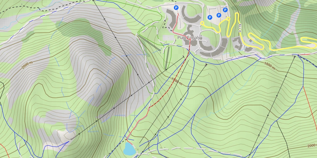 Carte de l'itinéraire :  Lac - École