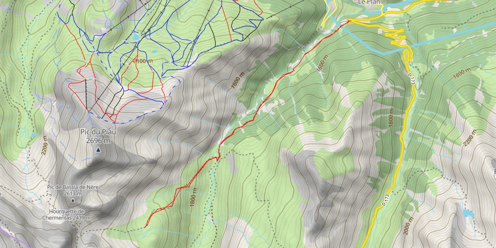 Carte de l'itinéraire :  Escouerens