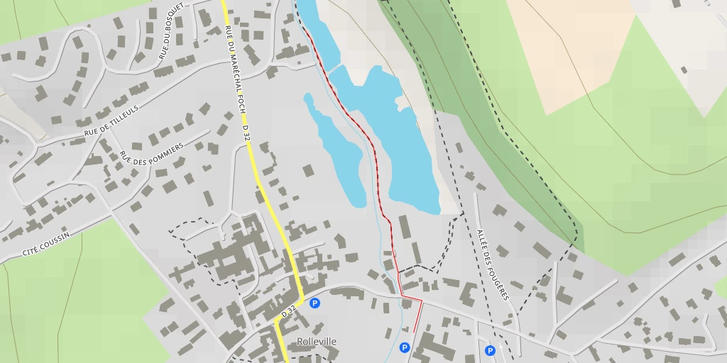 Map of the trail for Impasse de la Lézarde - Impasse de la Lézarde