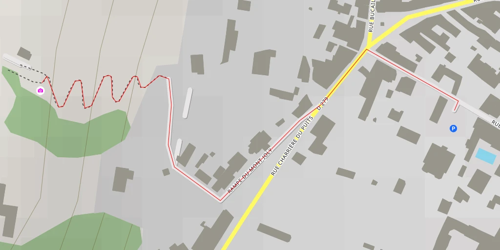 Carte de l'itinéraire :  Mont-Joli