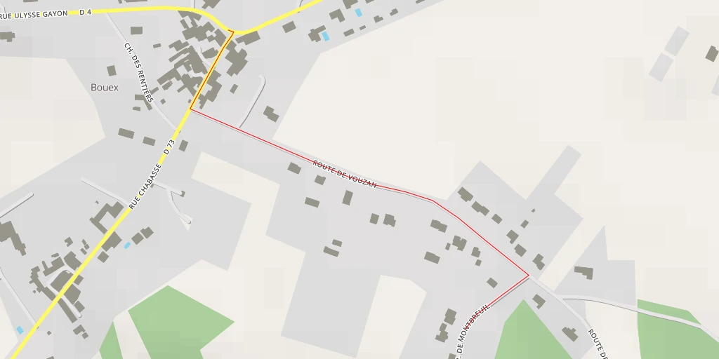 Map of the trail for AI - La Colline de Méré