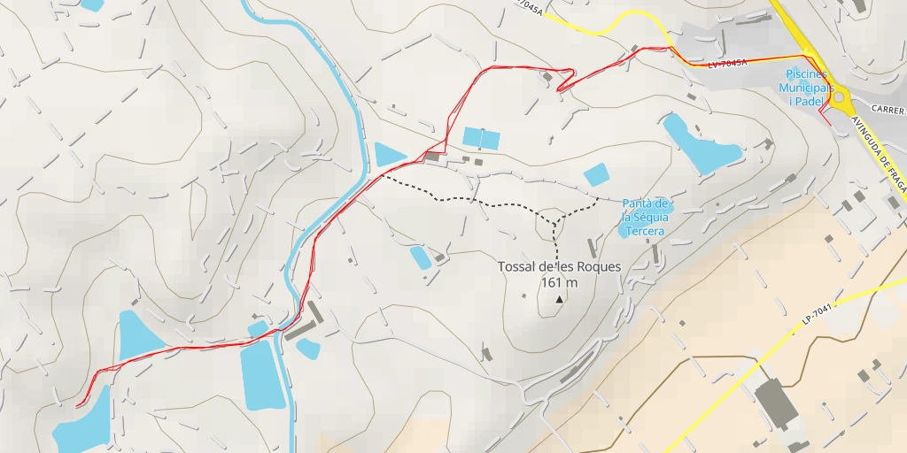 Map of the trail for LP-7041