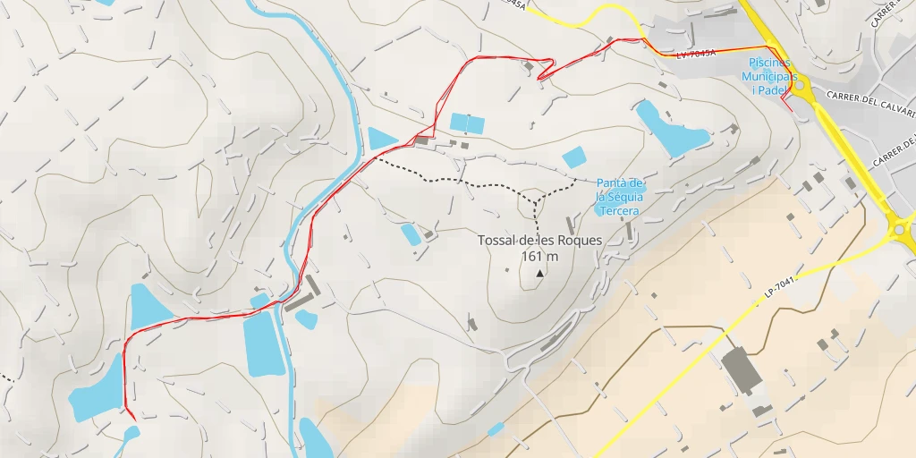 Map of the trail for LP-7041