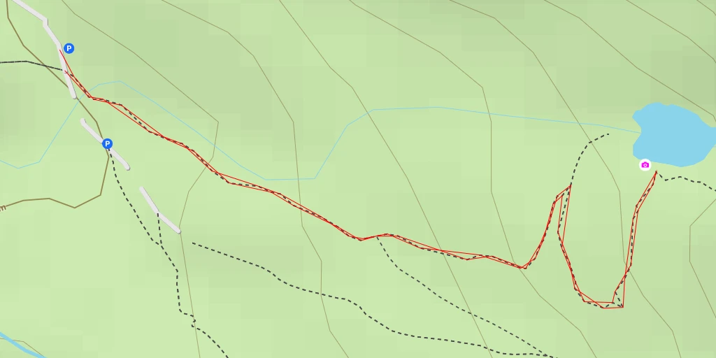 Carte de l'itinéraire :  Ibón de Villamuerta