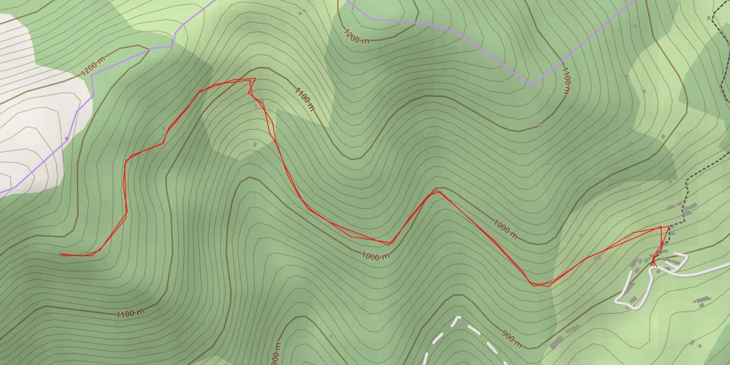 Carte de l'itinéraire :  D 57