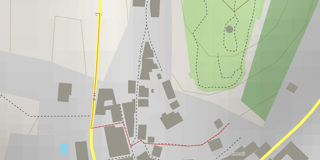 Map of the trail for AI - Limeuil