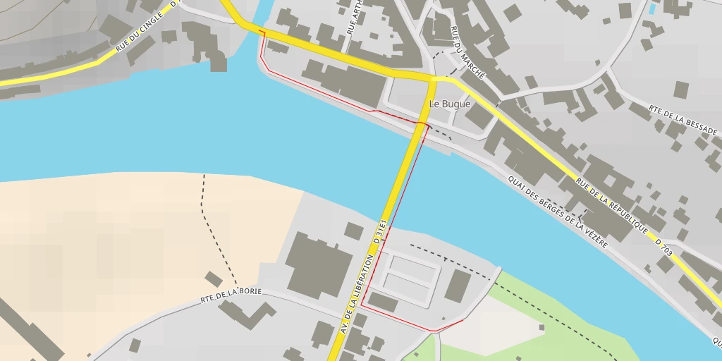 Map of the trail for Rue de la Boétie