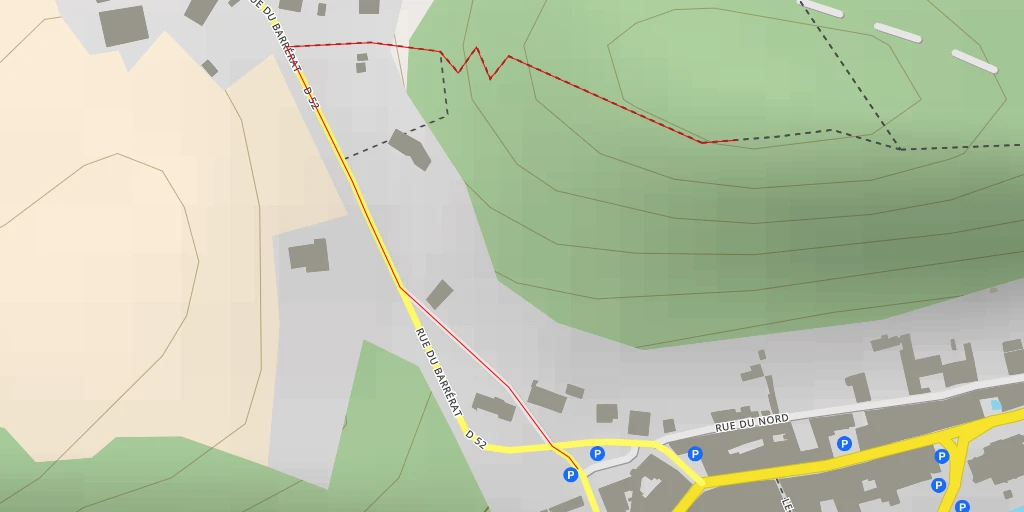 Map of the trail for AI - Table d'orientation