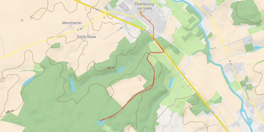 Map of the trail for Grimaud