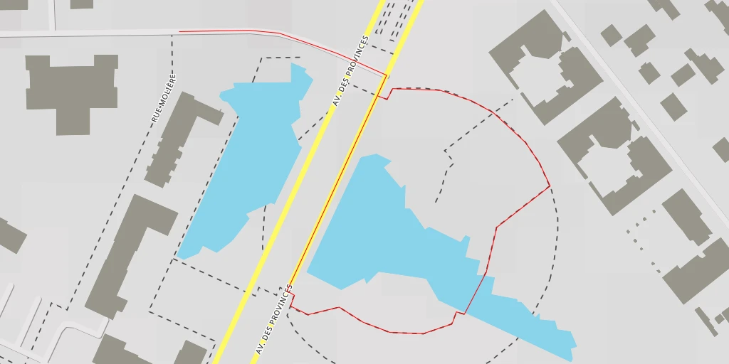 Map of the trail for Rue Théodore Géricault