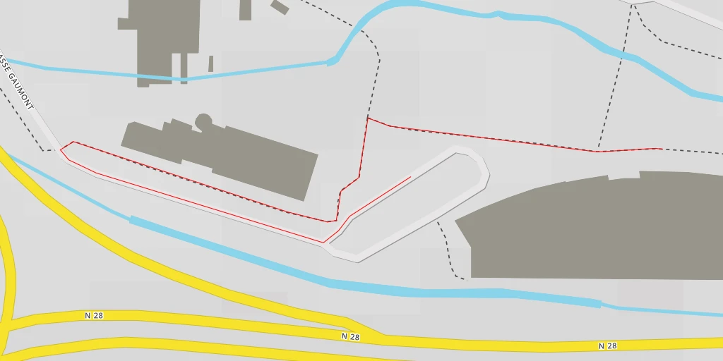 Map of the trail for Centre sportif Antoine de Saint-Exupéry - Rue du Tour - Rouen