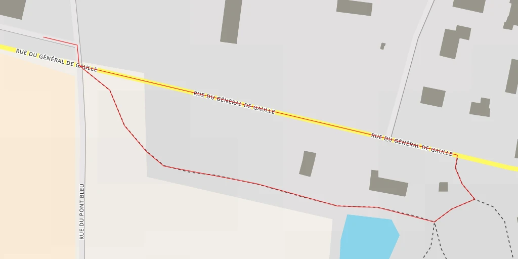 Map of the trail for Rue des Lauriers - Rue des Lauriers