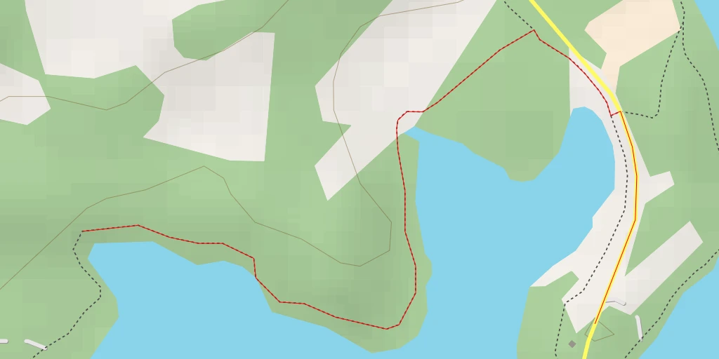 Map of the trail for Lac de Saint-Pardoux