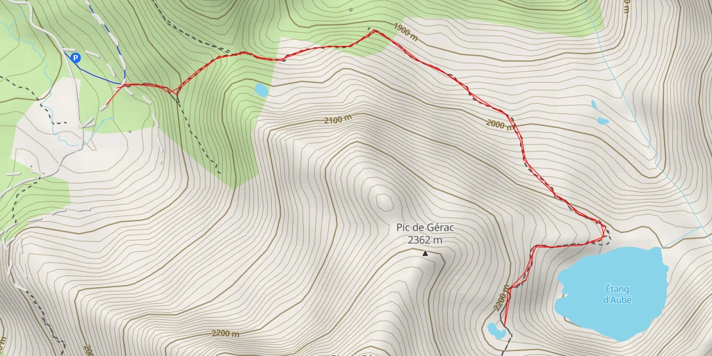 Carte de l'itinéraire :  Casiérens