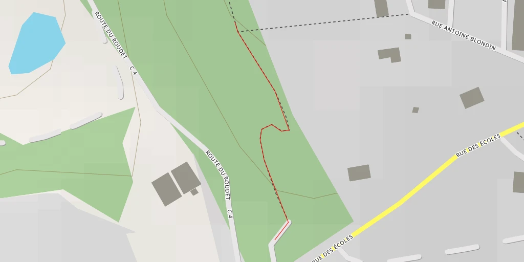 Map of the trail for AI - Central téléphonique - Razès