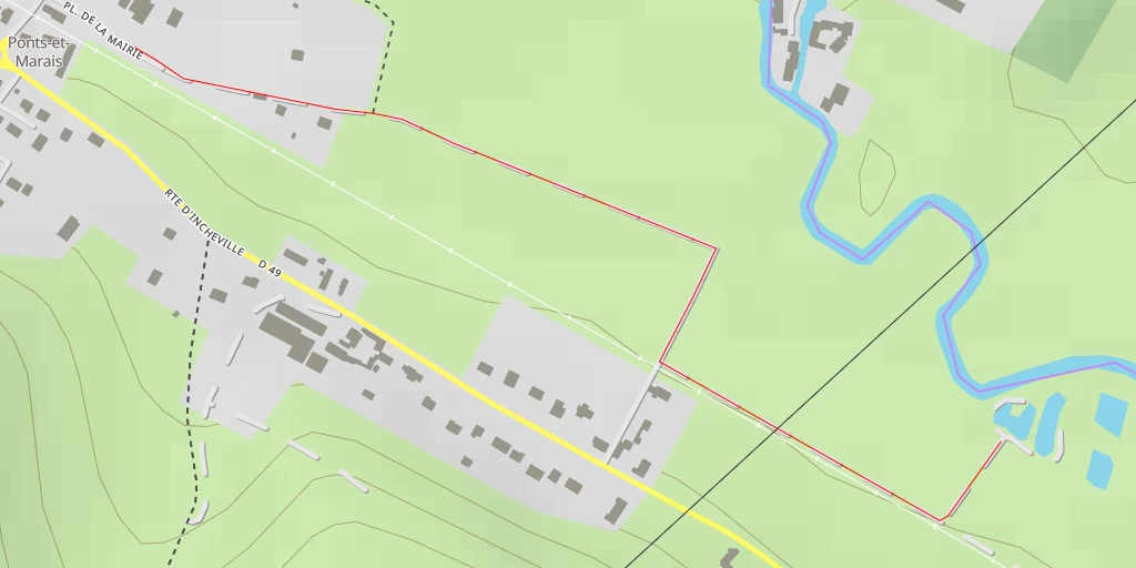 Map of the trail for Route d'Incheville - Route d'Incheville