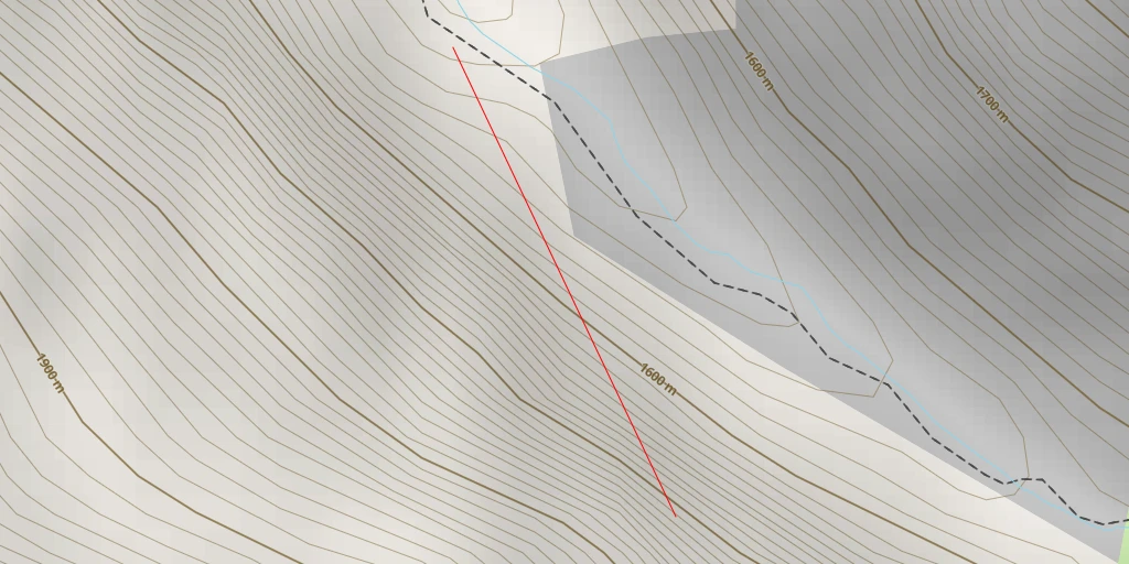 Map of the trail for Jasse de Brouquenat Cascade de glace de Brouquenat