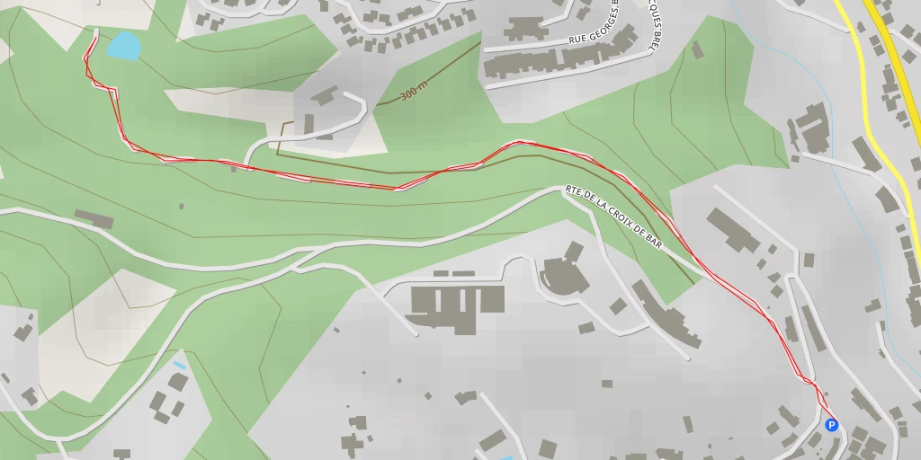 Map of the trail for chemin du ru rodarel bas - chemin du ru rodarel bas