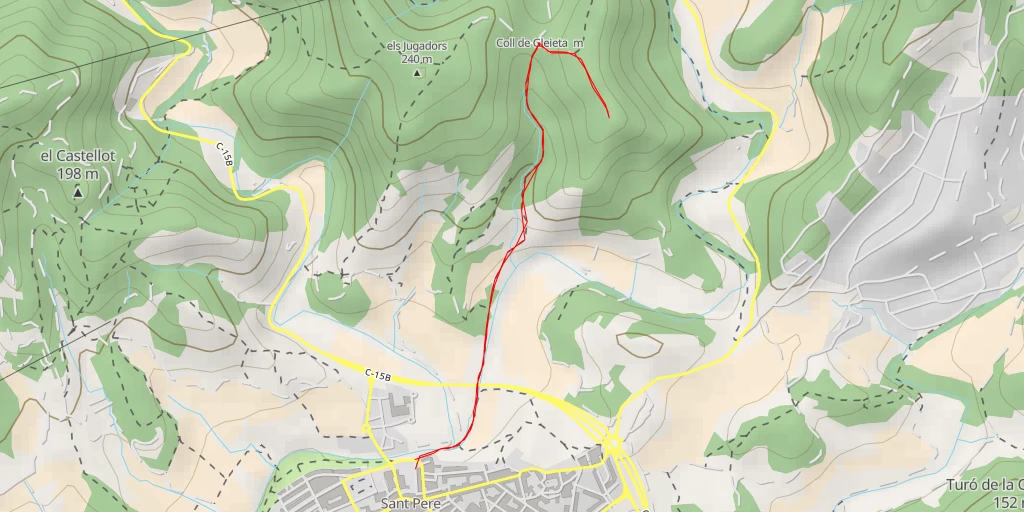 Map of the trail for 198.9