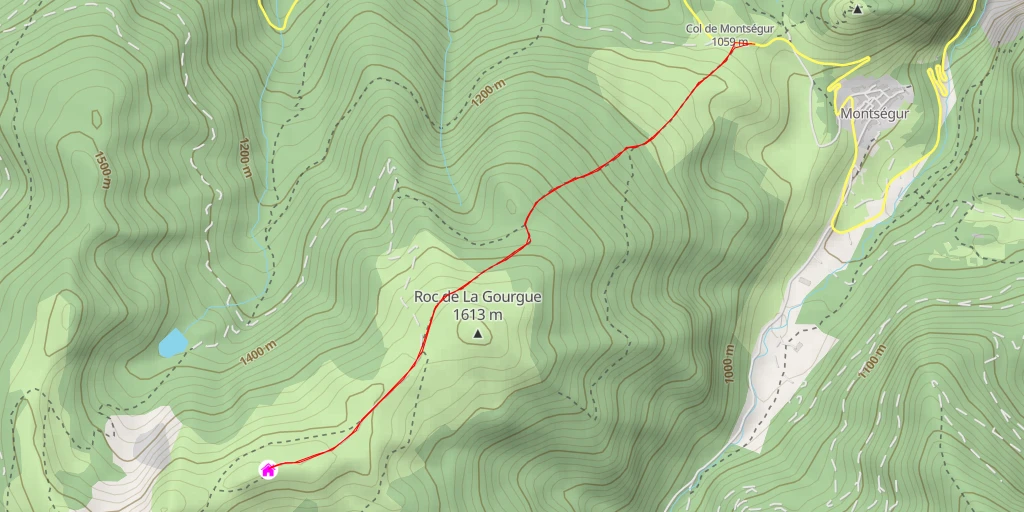 Carte de l'itinéraire :  Cabane de La Taula