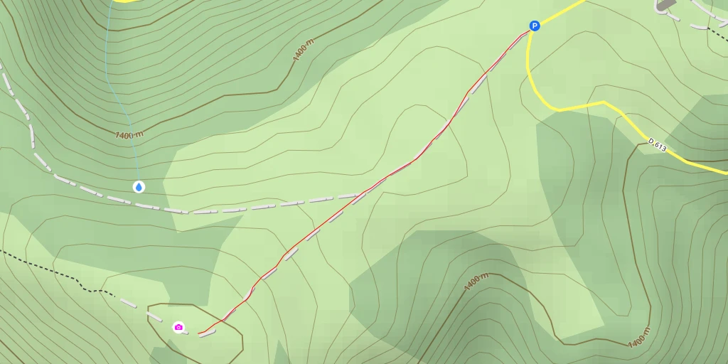 Carte de l'itinéraire :  Signal du Chioula