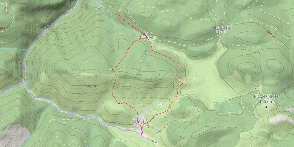 Map of the trail for Route des Sapins - Route des Sapins