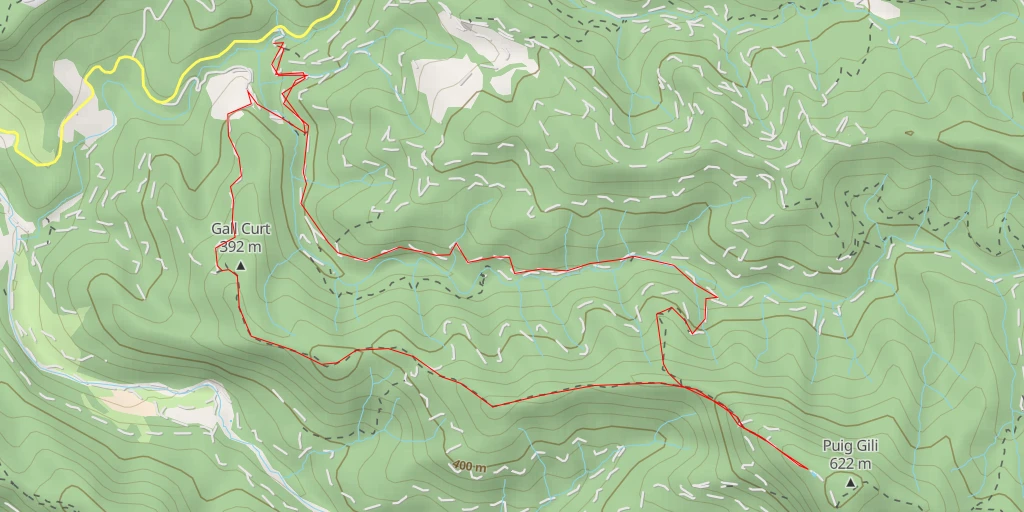 Map of the trail for 08182-4 - Torrent del Sot de l'Infern - el Pont de Vilomara i Rocafort