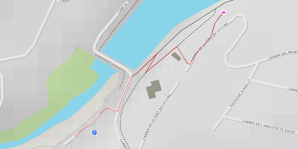 Map of the trail for Llac de Navarcles