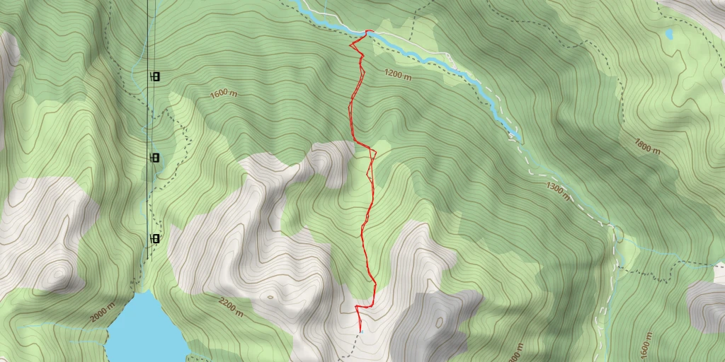 Carte de l'itinéraire :  Couillade de Pinet