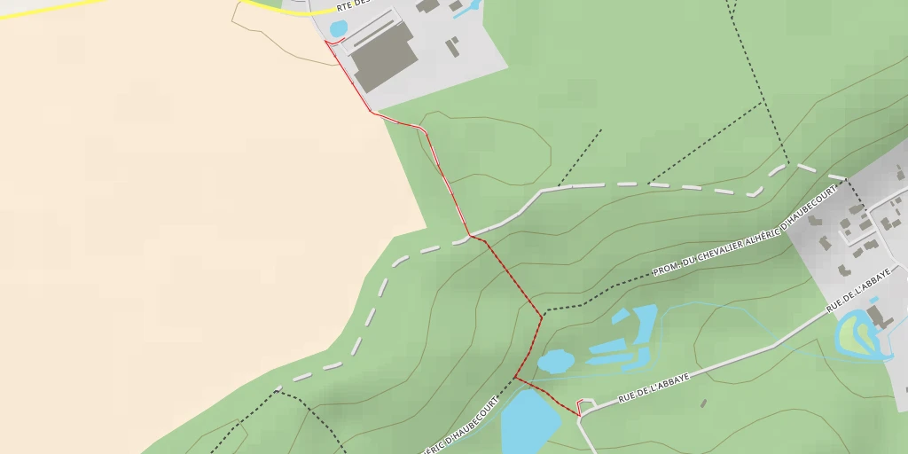 Map of the trail for Route des Alluets - Route des Alluets