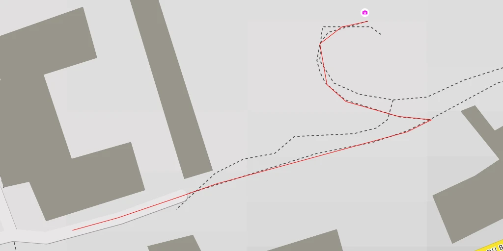 Map of the trail for AI - Puech Haut